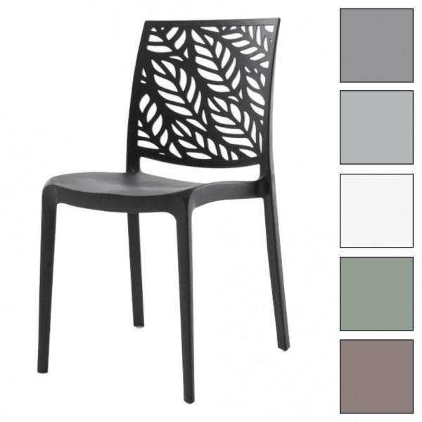 Sedia in Polipropilene SPRING, design moderno Impilabile per interno esterno